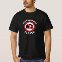 Pas de paparazzi s'il vous plaît - T-Shirt sans ph