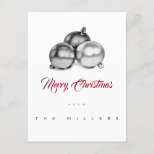 Pas de photo Carte postale Art Pencil Baubles
