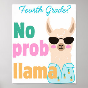 pas de prob- affiche en lama : 3e classe