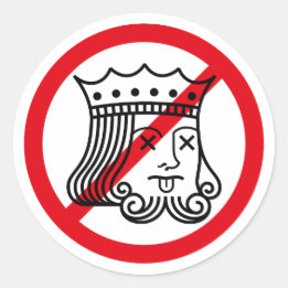 PAS DE ROIS ! - Manifestation de Trump - Stickers