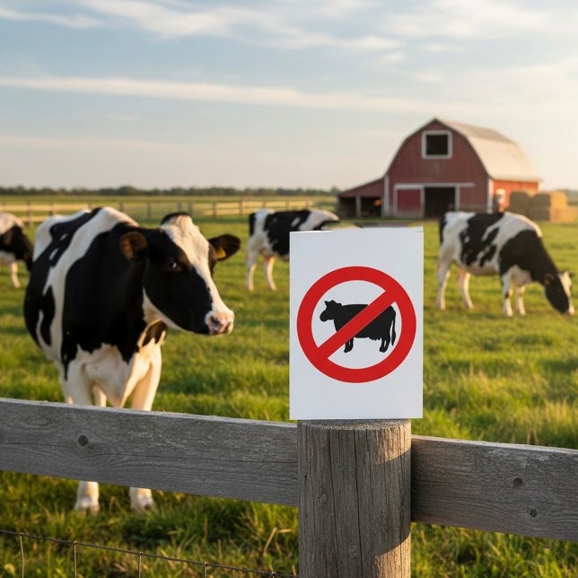 Pas de signe de boeuf Invitation (Créateur téléchargé)