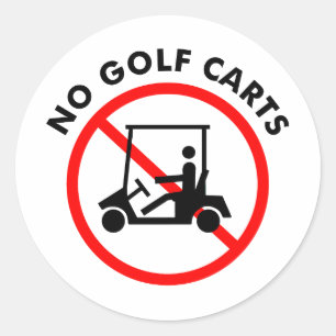 Pas de Stickers Cartes de Golf