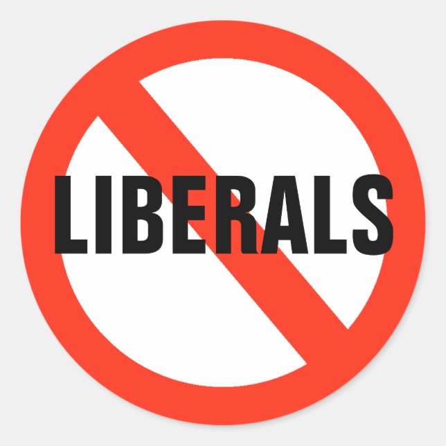 Pas de Stickers LIBÉRAUX (Devant)