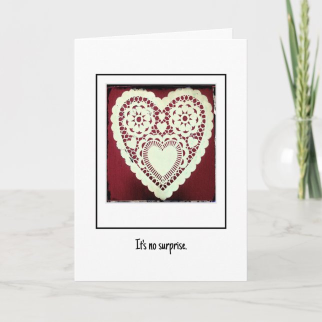 Pas de surprise Anniversaire et Carte Saint Valent (Devant)