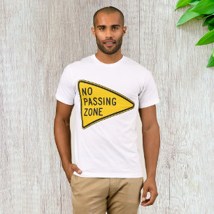 Pas de T-shirt homme de zone de passage