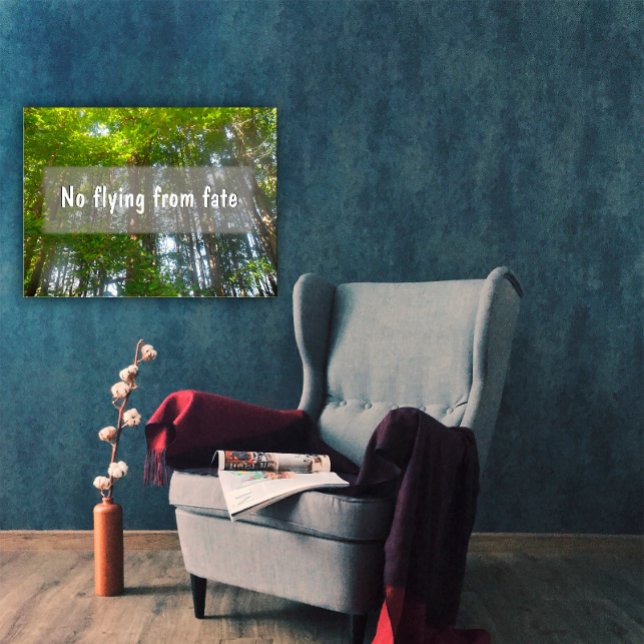 Pas de vol de la sagesse du destin Affiche inspira (Créateur téléchargé)