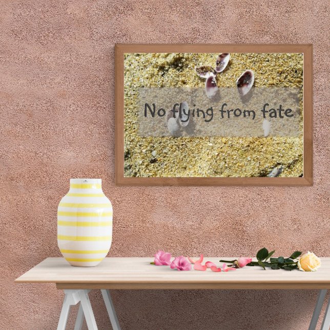 Pas de vol de la sagesse du destin dire affiche (Créateur téléchargé)