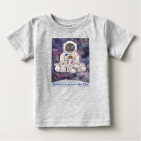 Pas d'endroit comme Om Astronaut T-shirt en coton