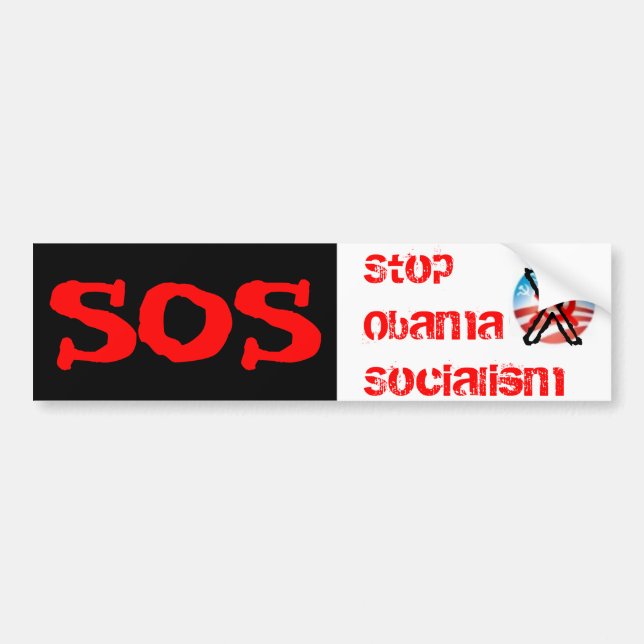 PAS, Endobama-Sozialismus Autoaufkleber (Vorne)