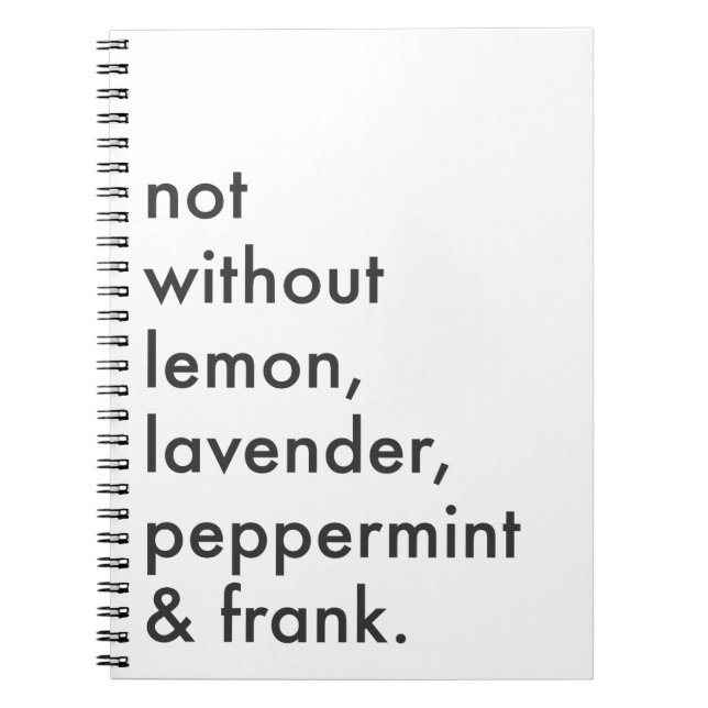 "Pas journal sans huiles essentielles" (Devant)