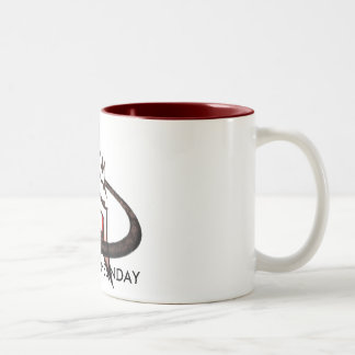 PAS-Logo-Tasse Zweifarbige Tasse