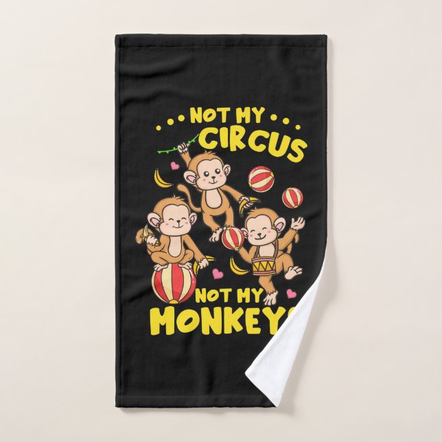 Pas mes singes (Serviette à main)