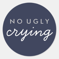 Pas moche Pleurant Faveur Mariage Sticker Marine A