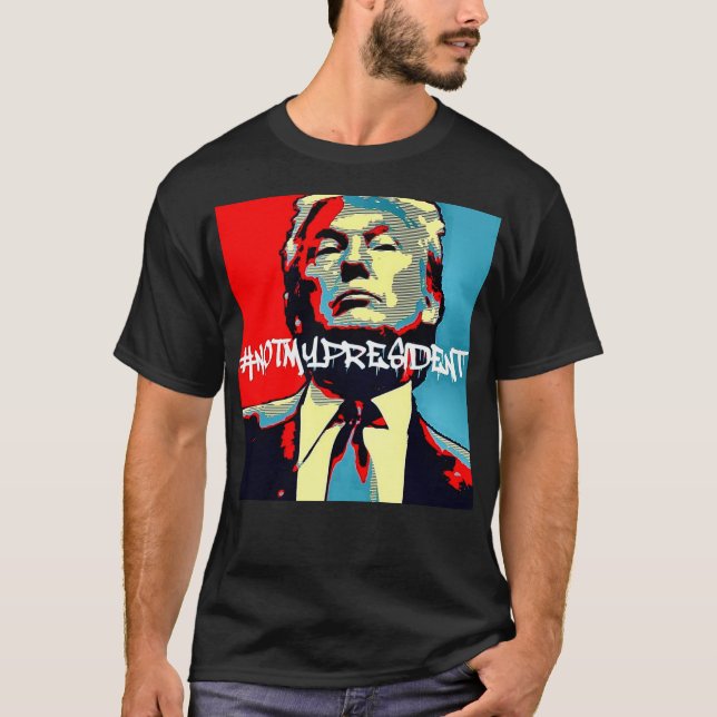 Pas mon président T-shirt (Devant)