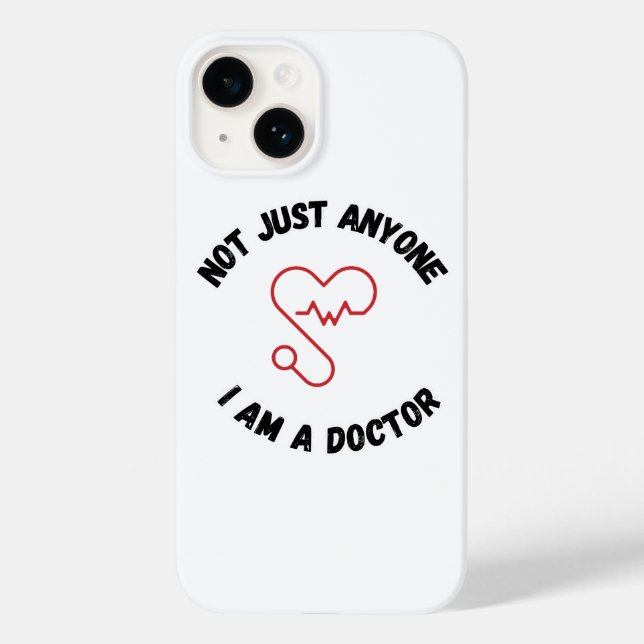 Pas n'importe qui – Je suis un médecin Étui iPhone (Verso)