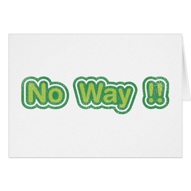 Pas question (Devant horizontal)