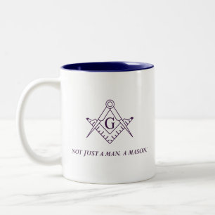 "Pas seulement un homme. Un Mason." Mug à deux to