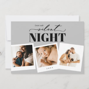 Pas Si Silencieux Nuit Silver Carte photo