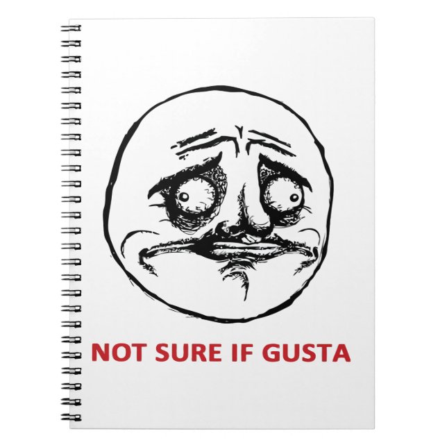 Pas sure si Gusta - carnet (Devant)