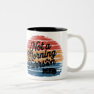 Pas un matin Purson drôle de chatte Mug