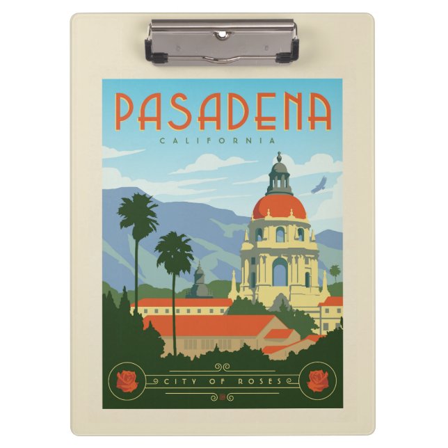 Pasadena, CA Klemmbrett (Vorderseite)