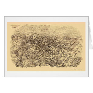 Pasadena, carte panoramique de CA - 1903