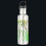 Pasadena Garden Edelstahlflasche<br><div class="desc">Inspired by my backyard garden in Pasadena, CA, I hand-drew this bottle for you. This is a view of orange tree and grapefruit tree. Thanks.</div>