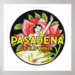 Pasadena Kalifornien Poster