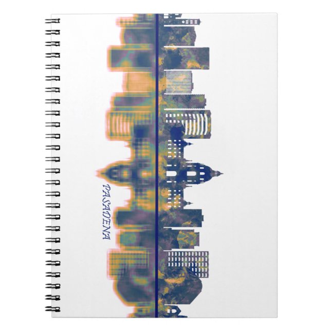 Pasadena Skyline Notizblock (Vorderseite)