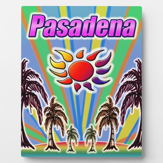 Pasadena Summer Liebe Fotoplatte (Vorderseite)