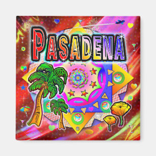 Pasadena Tropical Friends Magnet