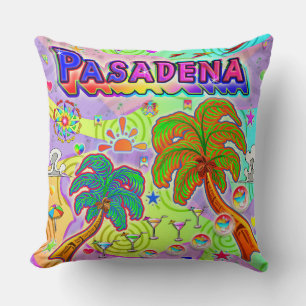 Pasadena-Urlaub Zielkissen Kissen