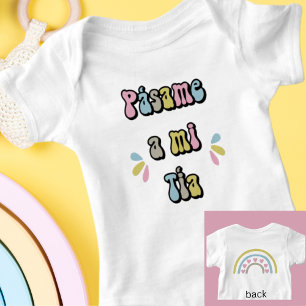 Pásame a mi Tía Niedlich Pastel Baby Strampler