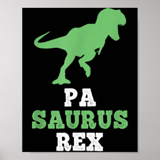 Pasaurus Rex Dino Dinosaur Lustig Pa-Saurus Poster