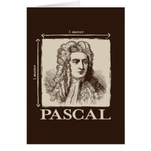 Pascal = 1 newton par plaisanterie de maths de