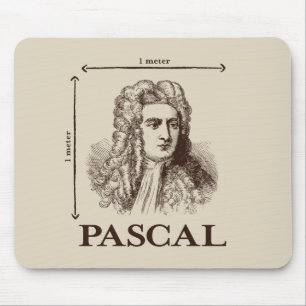 Pascal = 1 Newton pro Quadratmetermathewitz Mousepad
