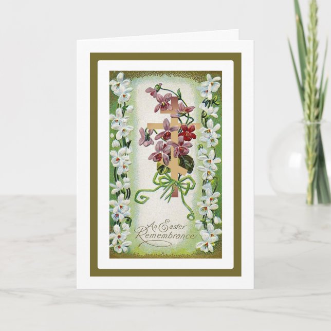 Pascha Carte de Pâques avec la prière de St. John  (Devant)