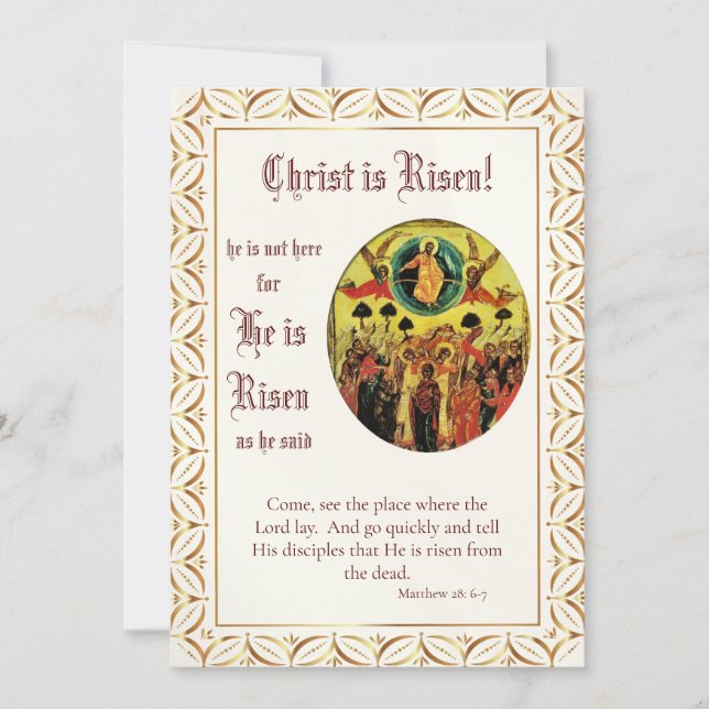 Pascha Osterorthodox Christliches Szenario-Symbol (Vorderseite)