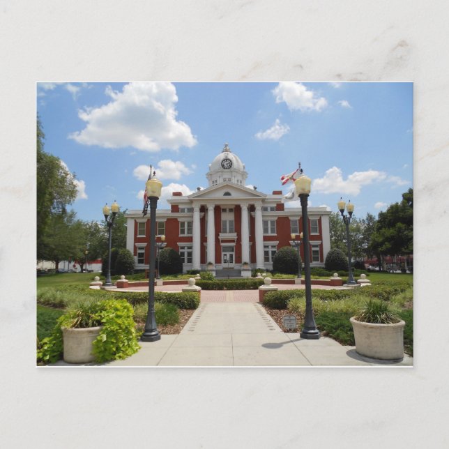 Pasco Landkreis Court House Florida Postkarte (Vorderseite)