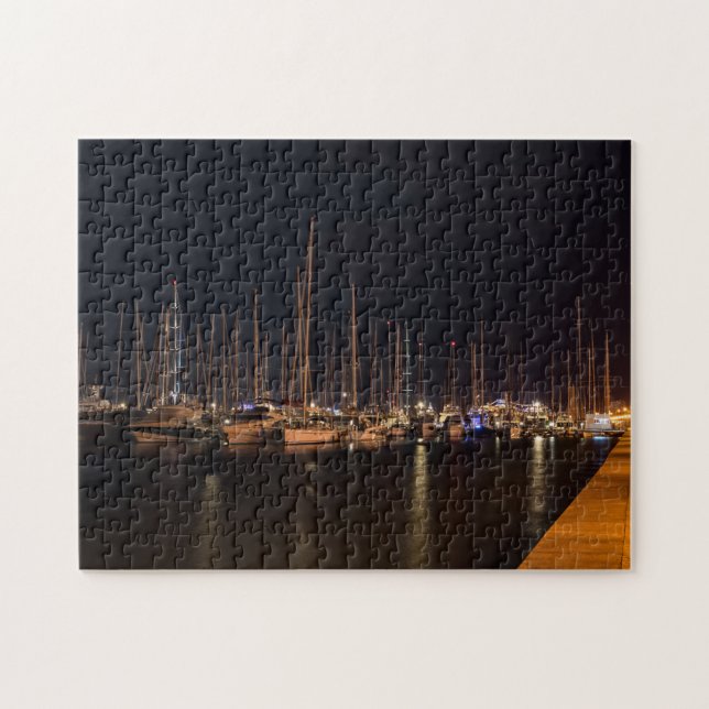 Paseo maritimo bei Nacht - Palma de Mallorca (Horizontal)