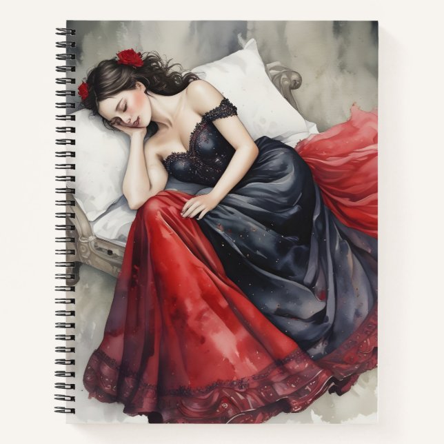 Pasionaria Durmiente Notizbuch (Vorderseite)