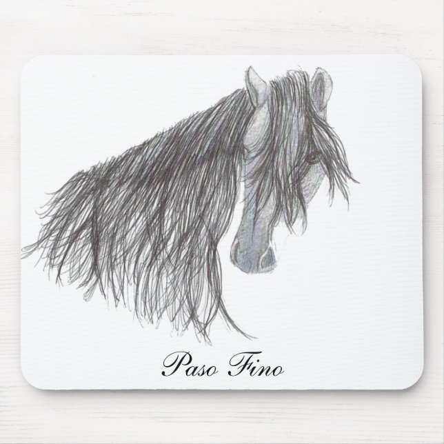 Paso Fino Pferdezeichnen Mousepad (Vorne)