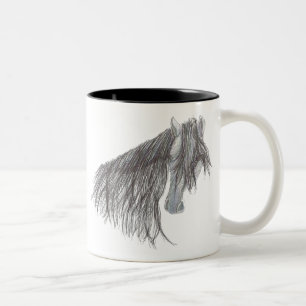 Paso Fino Pferdezeichnen Zweifarbige Tasse
