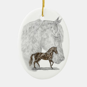 Paso Fino Ristorante da Enzo Keramikornament
