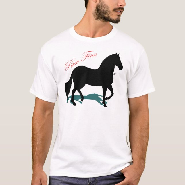 Paso Fino Silhouette Shadow T-Shirt (Vorderseite)