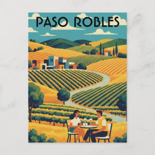 Paso Robles California Central Coast Postkarte