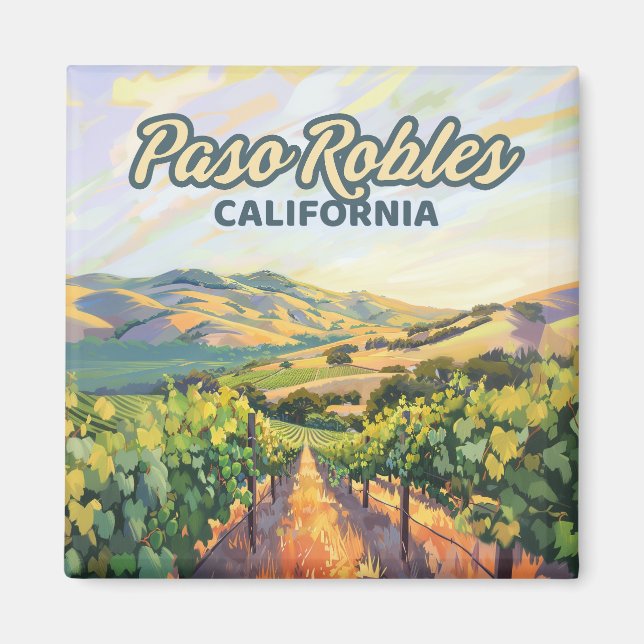 Paso Robles California Magnet (Vorne)