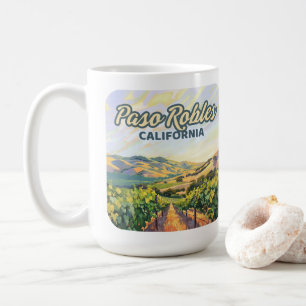 Paso Robles California Weinberg Central Coast Kaffeetasse