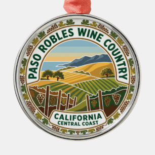 Paso Robles, Kalifornien, USA Kalifornien Ornament Aus Metall