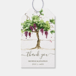 Paso Robles Weinkeller Gastgeschenke Hochzeit Geschenkanhänger
